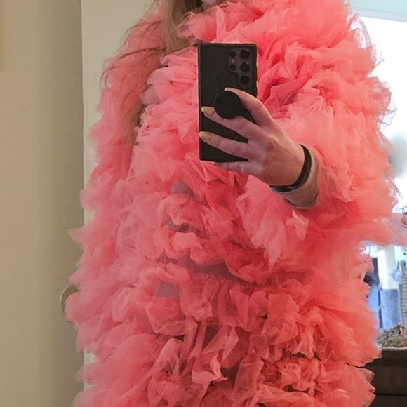 Oyemwen Custom Tulle Hooded Jacket - Picture 3 of 12